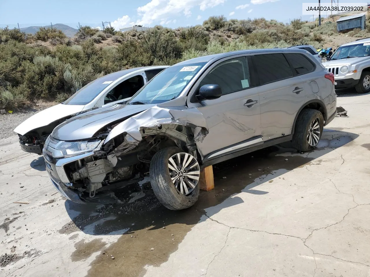 2020 Mitsubishi Outlander Es VIN: JA4AD2A38LZ039202 Lot: 62723584