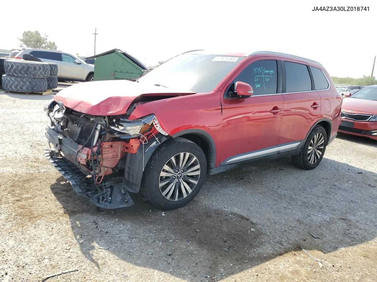 2020 Mitsubishi Outlander Se VIN: JA4AZ3A30LZ018741 Lot: 62825764