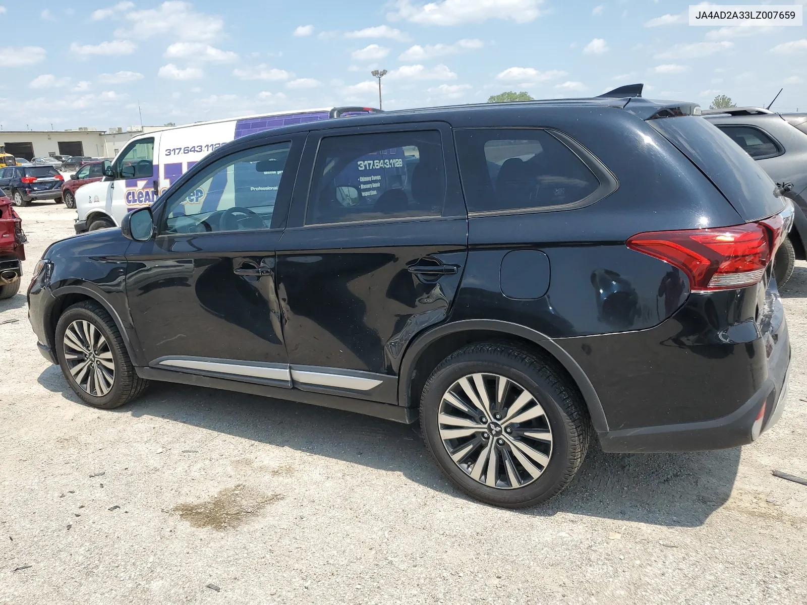 2020 Mitsubishi Outlander Es VIN: JA4AD2A33LZ007659 Lot: 64795724