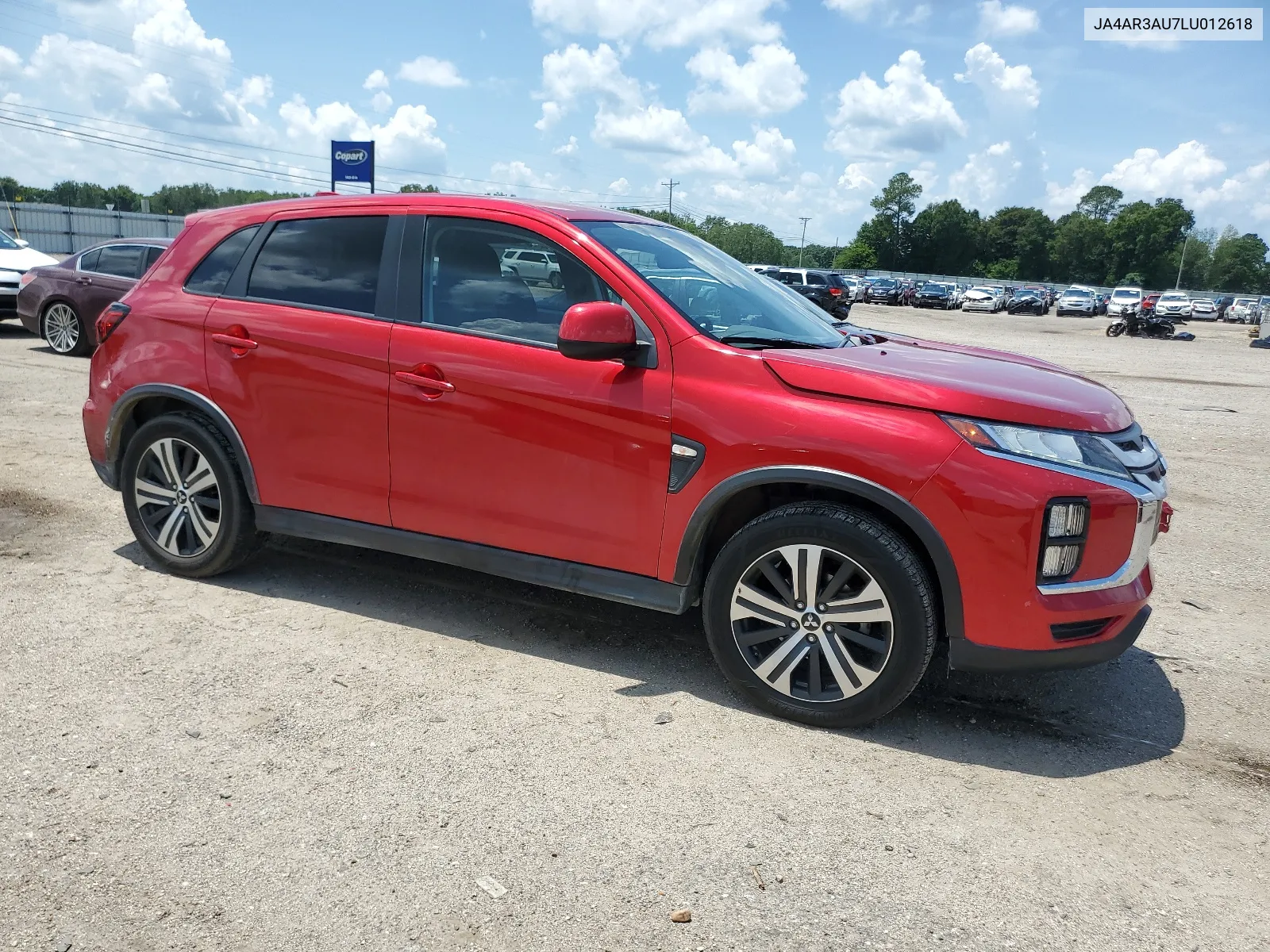 2020 Mitsubishi Outlander Sport Es VIN: JA4AR3AU7LU012618 Lot: 65017764