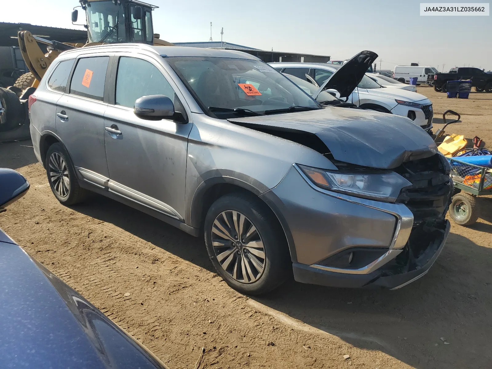 2020 Mitsubishi Outlander Se VIN: JA4AZ3A31LZ035662 Lot: 65447304