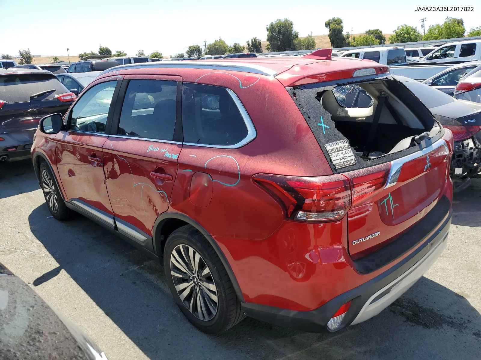 JA4AZ3A36LZ017822 2020 Mitsubishi Outlander Se