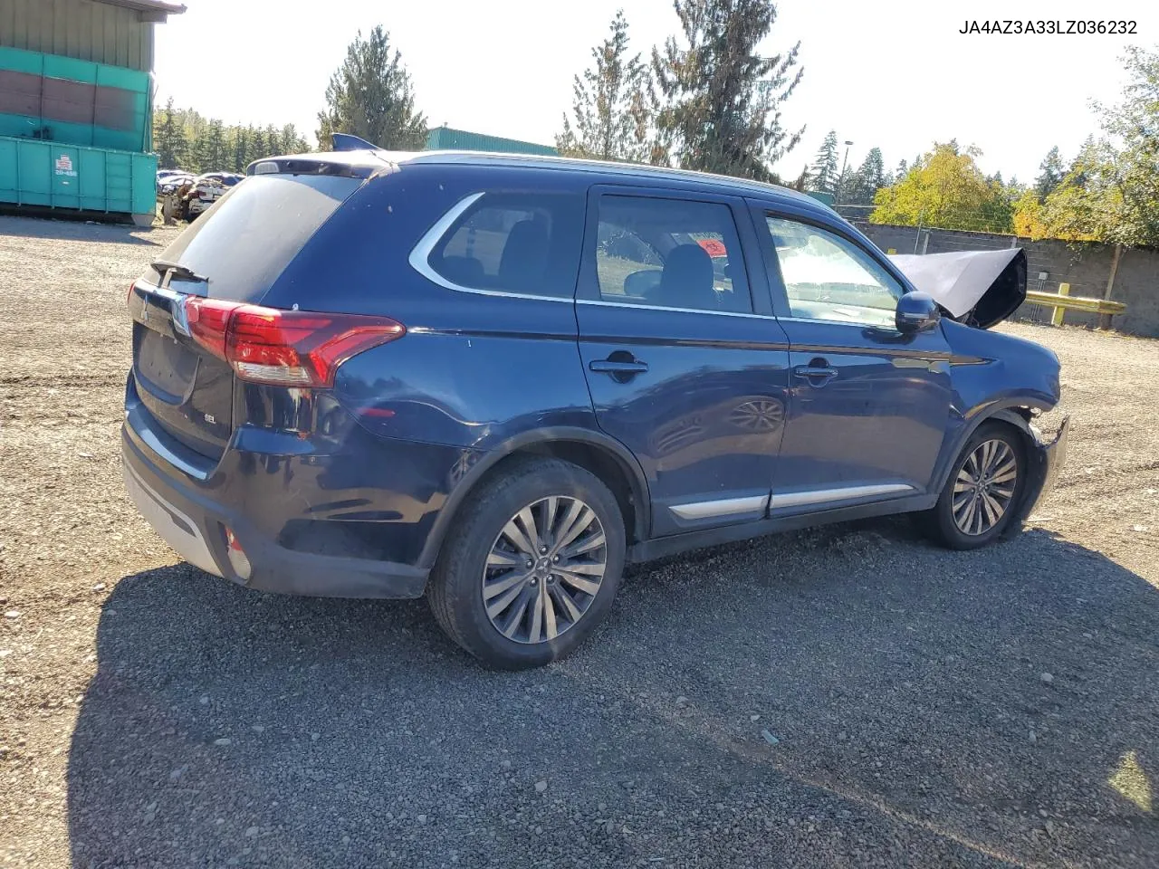 2020 Mitsubishi Outlander Se VIN: JA4AZ3A33LZ036232 Lot: 65978674