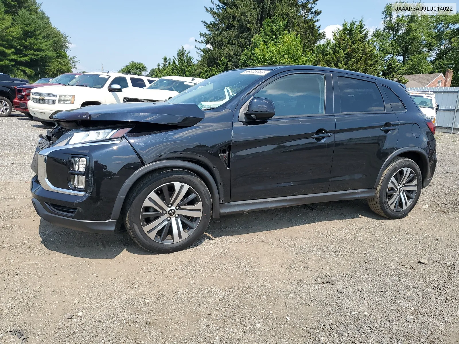 2020 Mitsubishi Outlander Sport Es VIN: JA4AP3AU9LU014022 Lot: 66400364