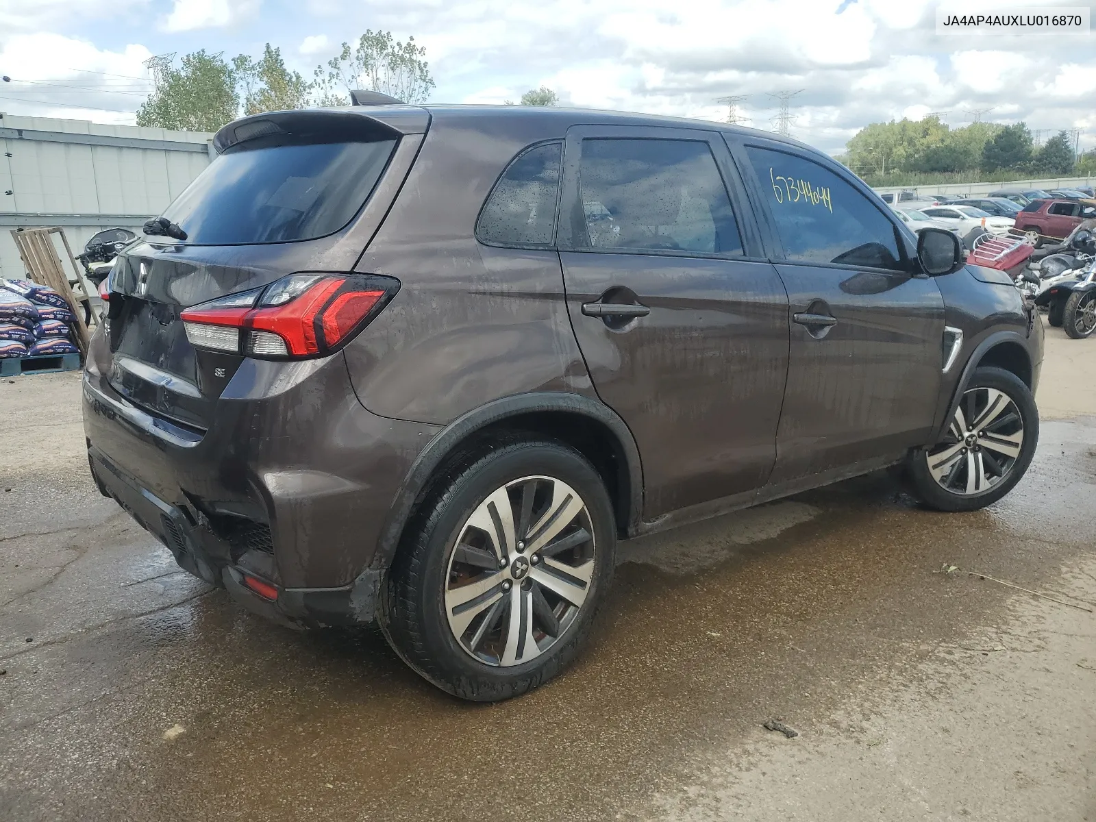 2020 Mitsubishi Outlander Sport Se VIN: JA4AP4AUXLU016870 Lot: 67344044