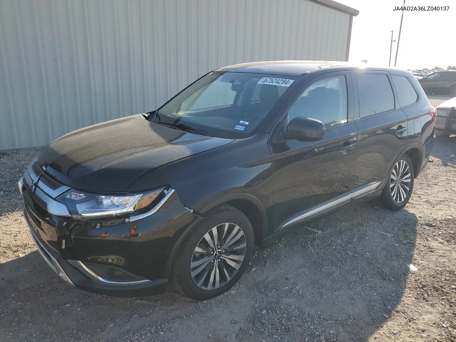 2020 Mitsubishi Outlander Es VIN: JA4AD2A36LZ040137 Lot: 67524294