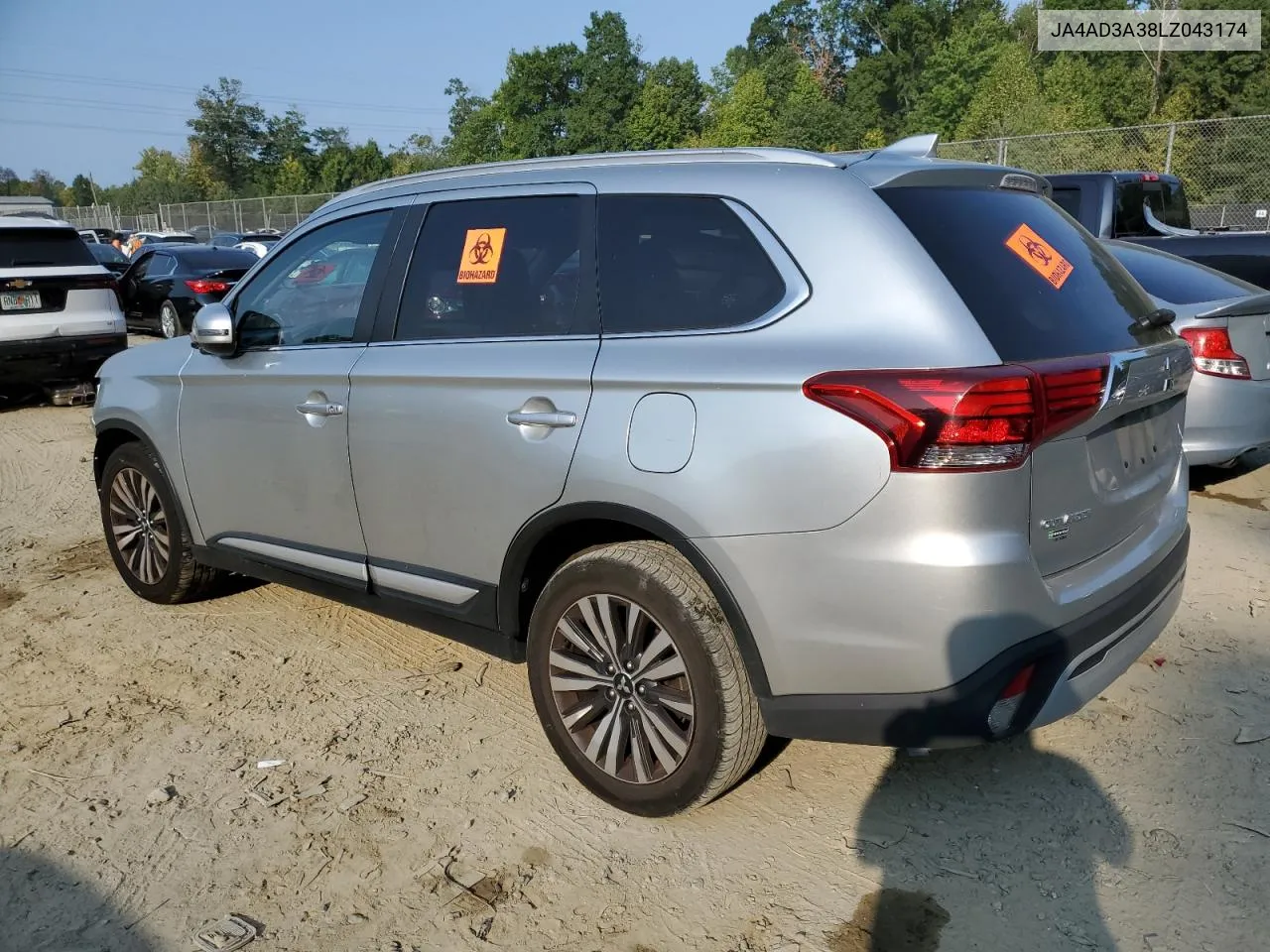 2020 Mitsubishi Outlander Se VIN: JA4AD3A38LZ043174 Lot: 68483374