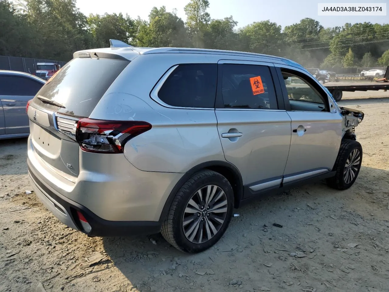 2020 Mitsubishi Outlander Se VIN: JA4AD3A38LZ043174 Lot: 68483374