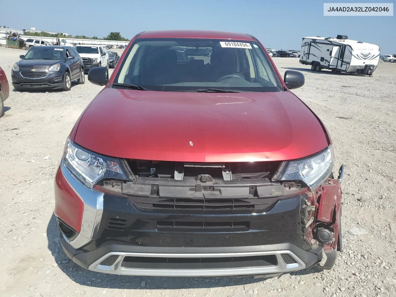 2020 Mitsubishi Outlander Es VIN: JA4AD2A32LZ042046 Lot: 69184494