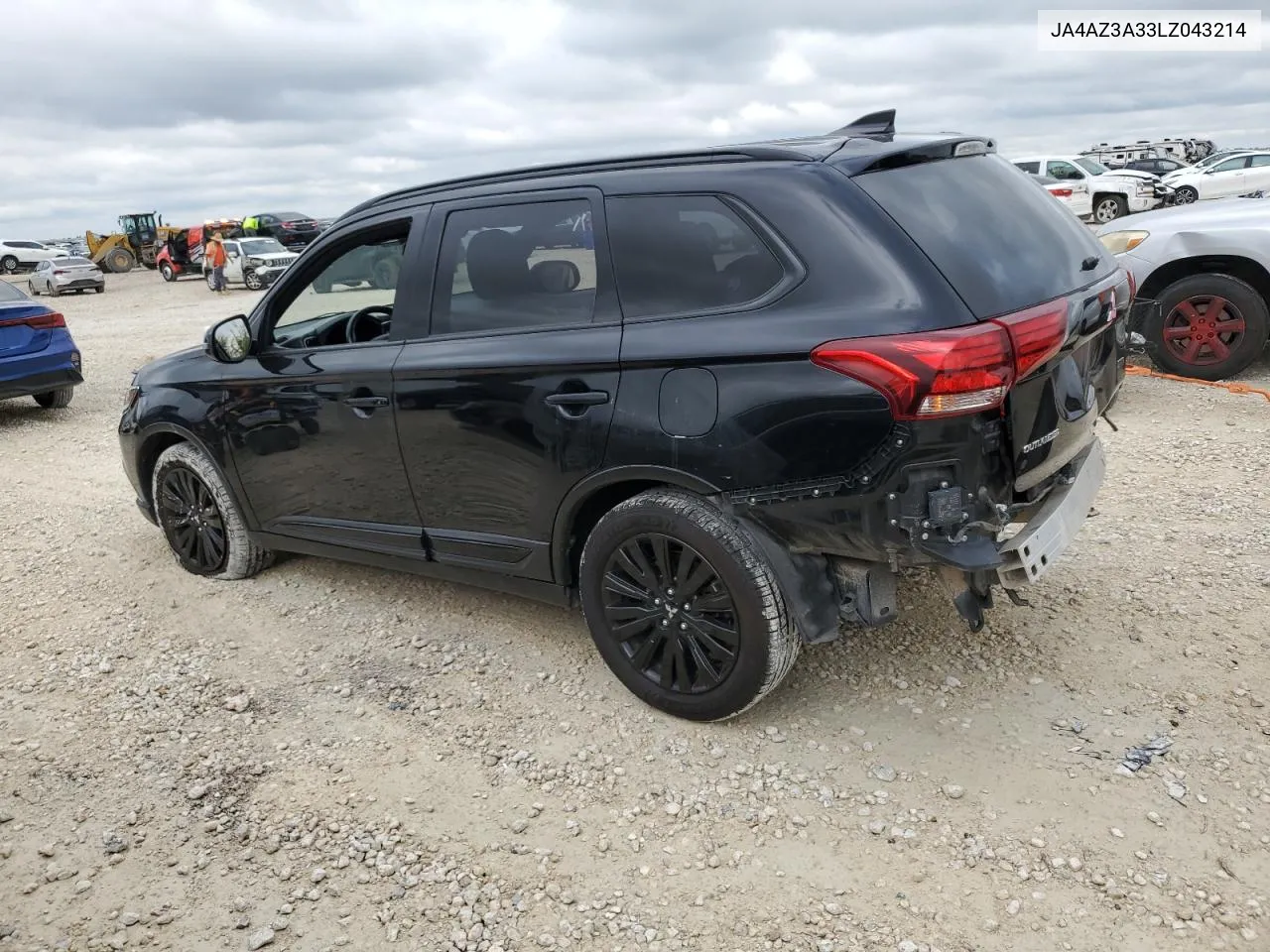 2020 Mitsubishi Outlander Se VIN: JA4AZ3A33LZ043214 Lot: 69443494