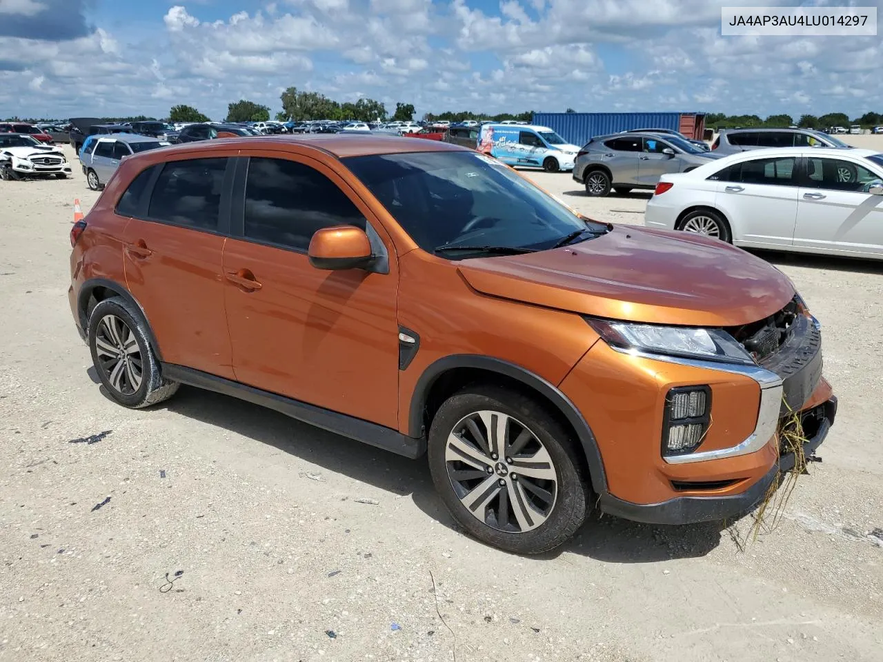 2020 Mitsubishi Outlander Sport Es VIN: JA4AP3AU4LU014297 Lot: 69766934