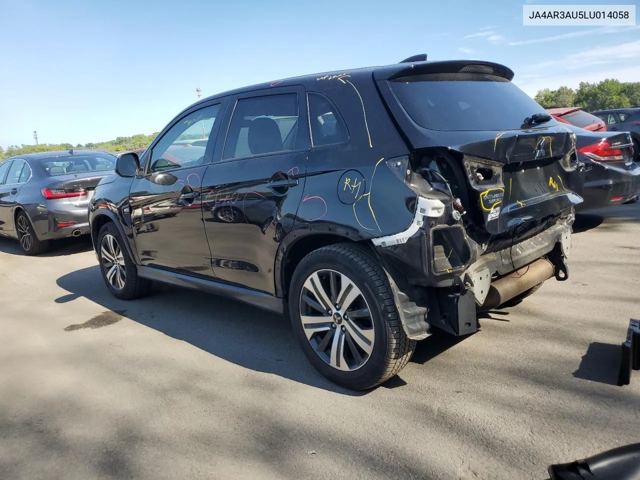 2020 Mitsubishi Outlander Sport Es VIN: JA4AR3AU5LU014058 Lot: 69836034