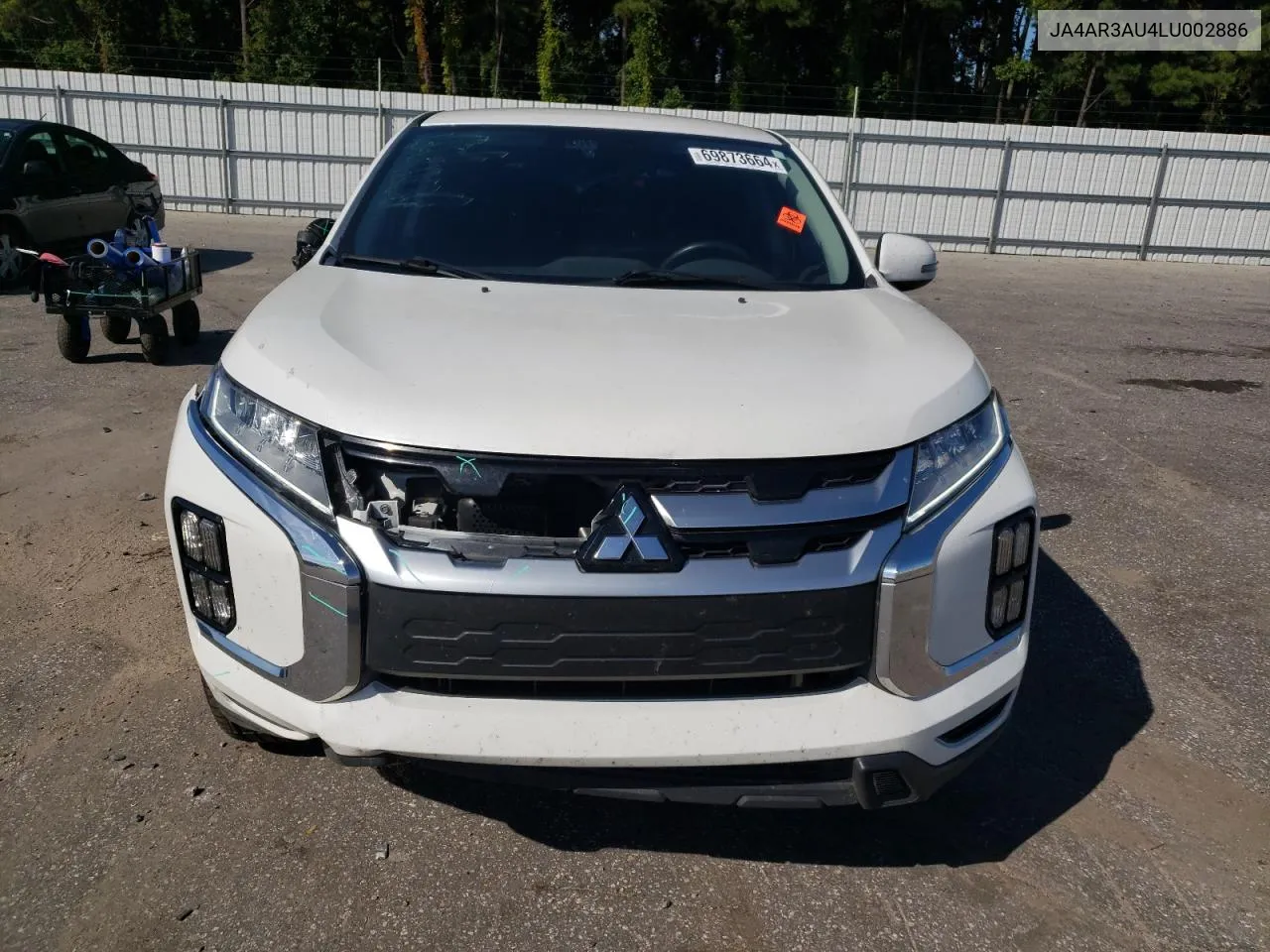 2020 Mitsubishi Outlander Sport Es VIN: JA4AR3AU4LU002886 Lot: 69873664