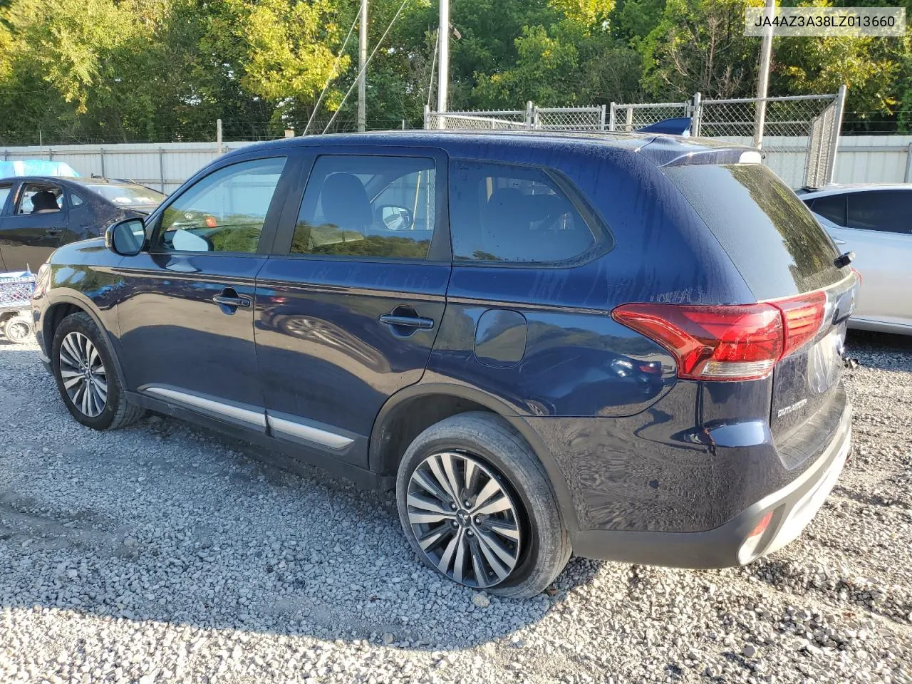 2020 Mitsubishi Outlander Se VIN: JA4AZ3A38LZ013660 Lot: 69998194