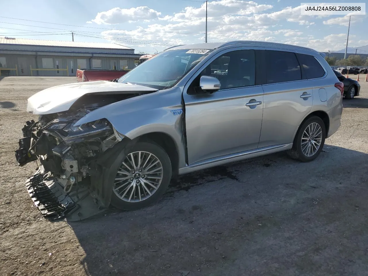 2020 Mitsubishi Outlander Sel VIN: JA4J24A56LZ008808 Lot: 70315284