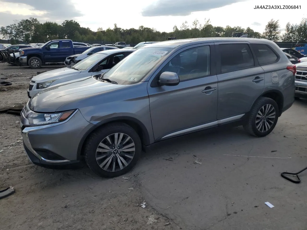 2020 Mitsubishi Outlander Se VIN: JA4AZ3A3XLZ006841 Lot: 70412034