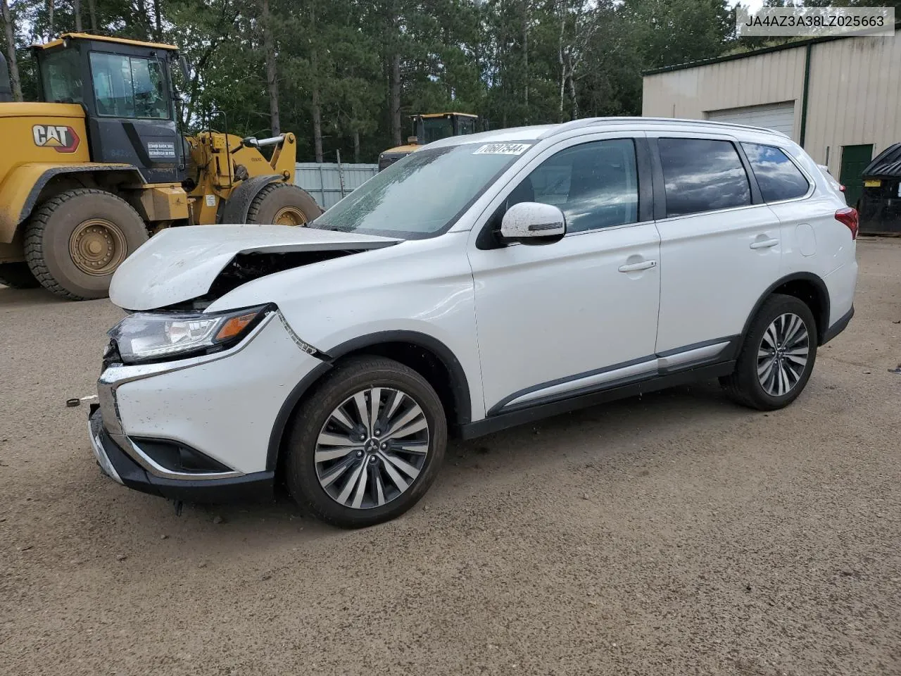 2020 Mitsubishi Outlander Se VIN: JA4AZ3A38LZ025663 Lot: 70607544