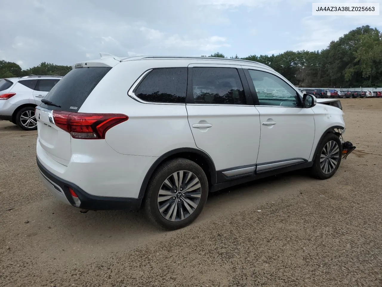 2020 Mitsubishi Outlander Se VIN: JA4AZ3A38LZ025663 Lot: 70607544