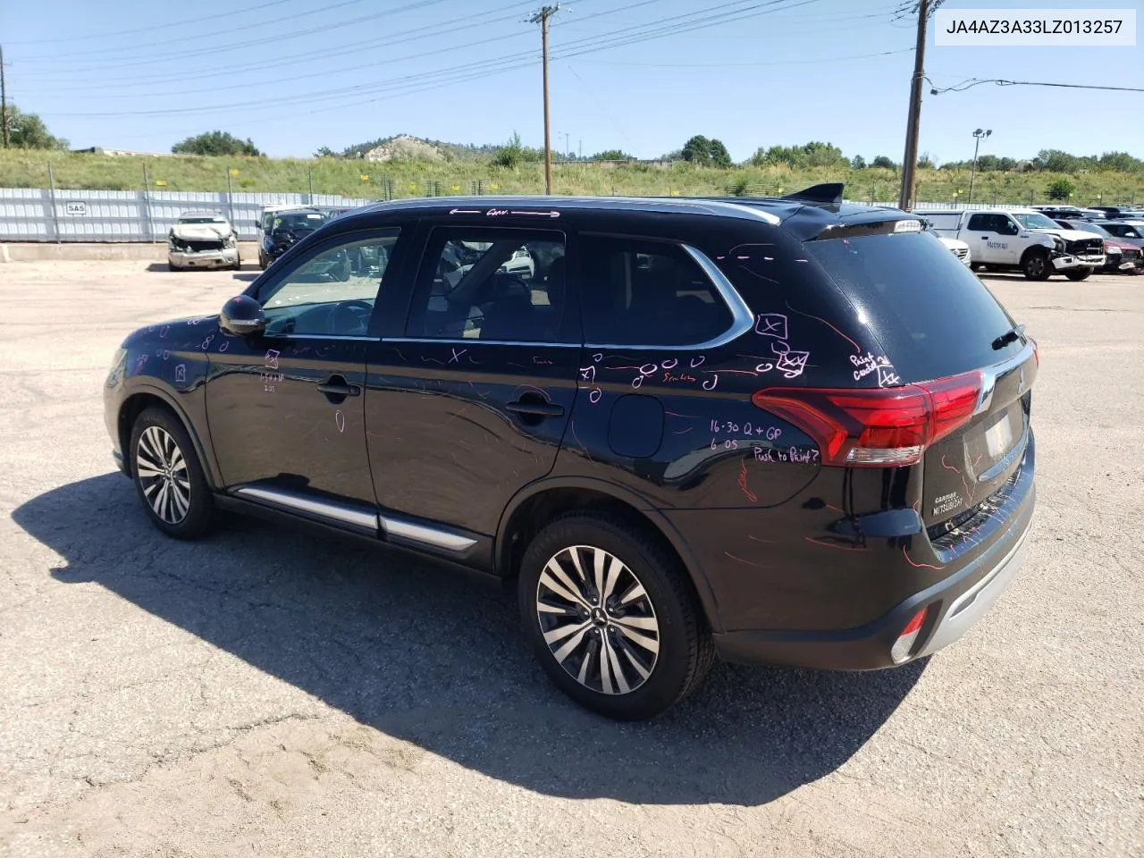 JA4AZ3A33LZ013257 2020 Mitsubishi Outlander Se