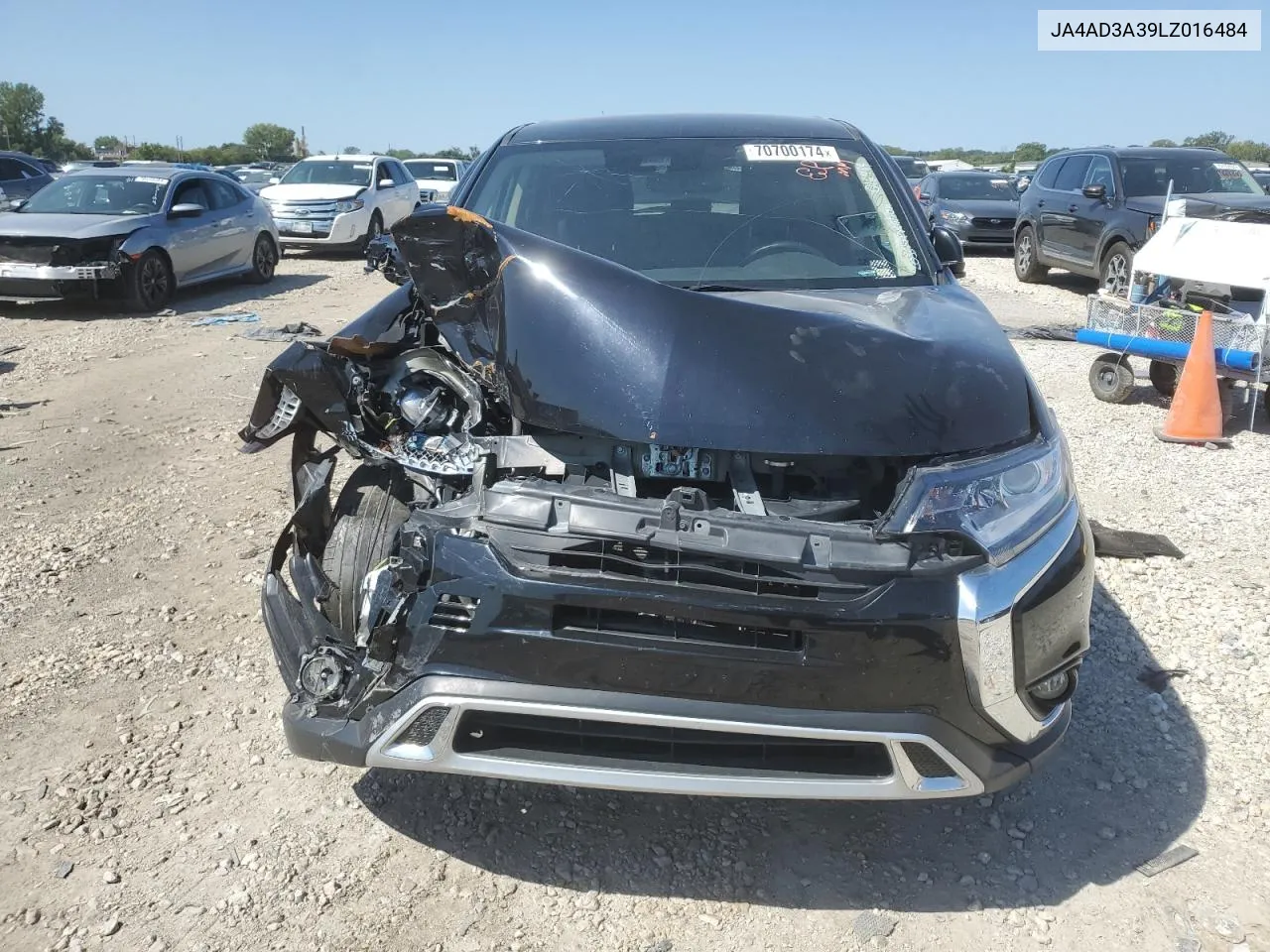 2020 Mitsubishi Outlander Se VIN: JA4AD3A39LZ016484 Lot: 70700174