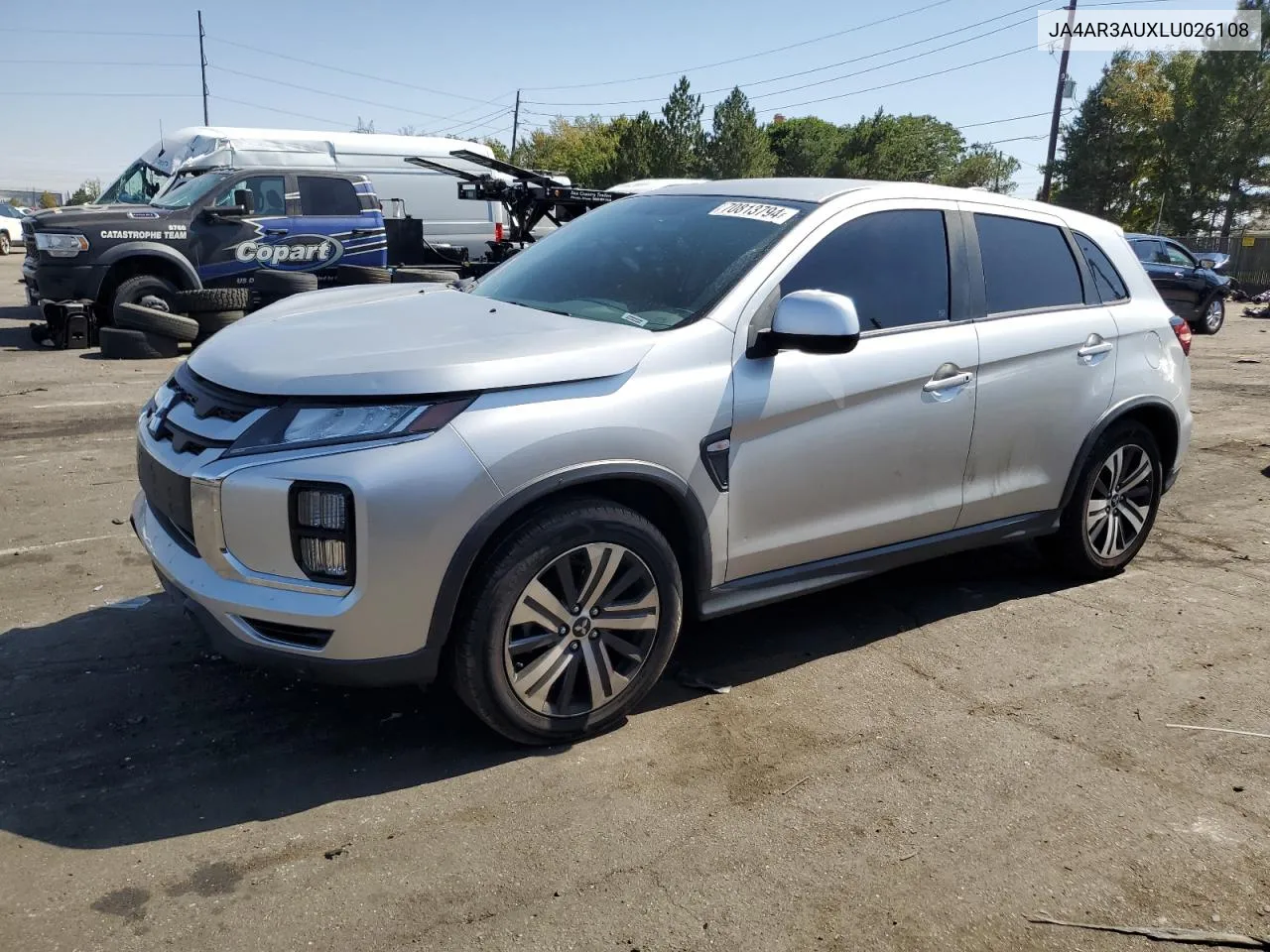 2020 Mitsubishi Outlander Sport Es VIN: JA4AR3AUXLU026108 Lot: 70813794