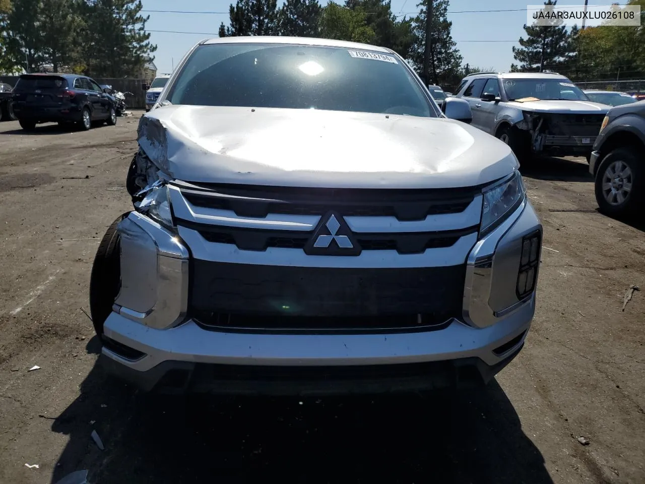 2020 Mitsubishi Outlander Sport Es VIN: JA4AR3AUXLU026108 Lot: 70813794