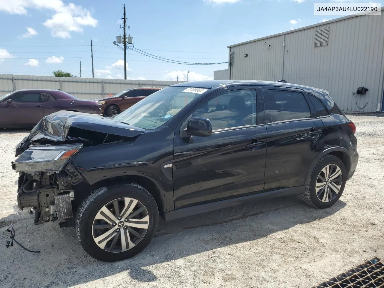 2020 Mitsubishi Outlander Sport Es VIN: JA4AP3AU4LU022190 Lot: 71186564