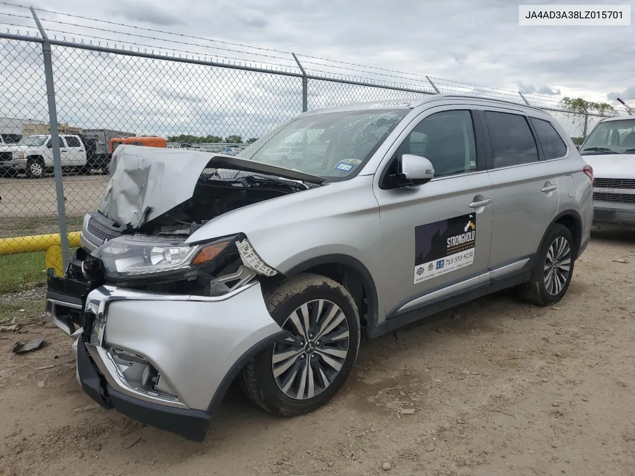 2020 Mitsubishi Outlander Se VIN: JA4AD3A38LZ015701 Lot: 71313294