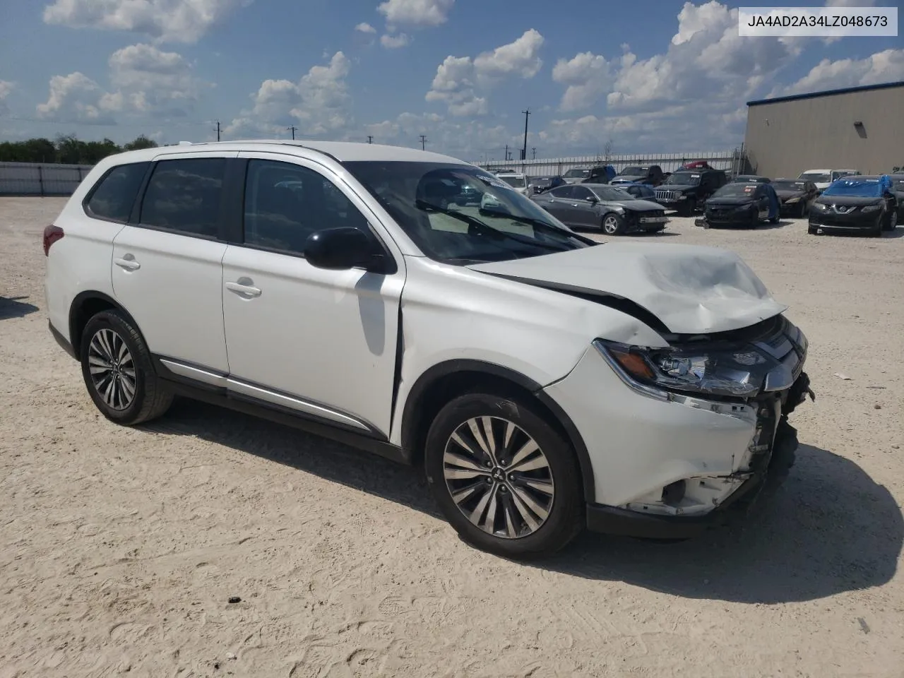 2020 Mitsubishi Outlander Es VIN: JA4AD2A34LZ048673 Lot: 71416694