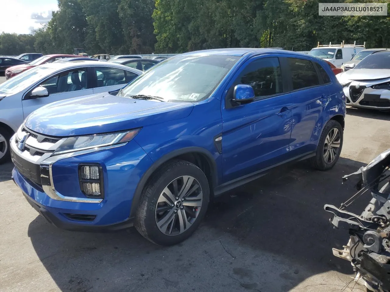 2020 Mitsubishi Outlander Sport Es VIN: JA4AP3AU3LU018521 Lot: 71939974