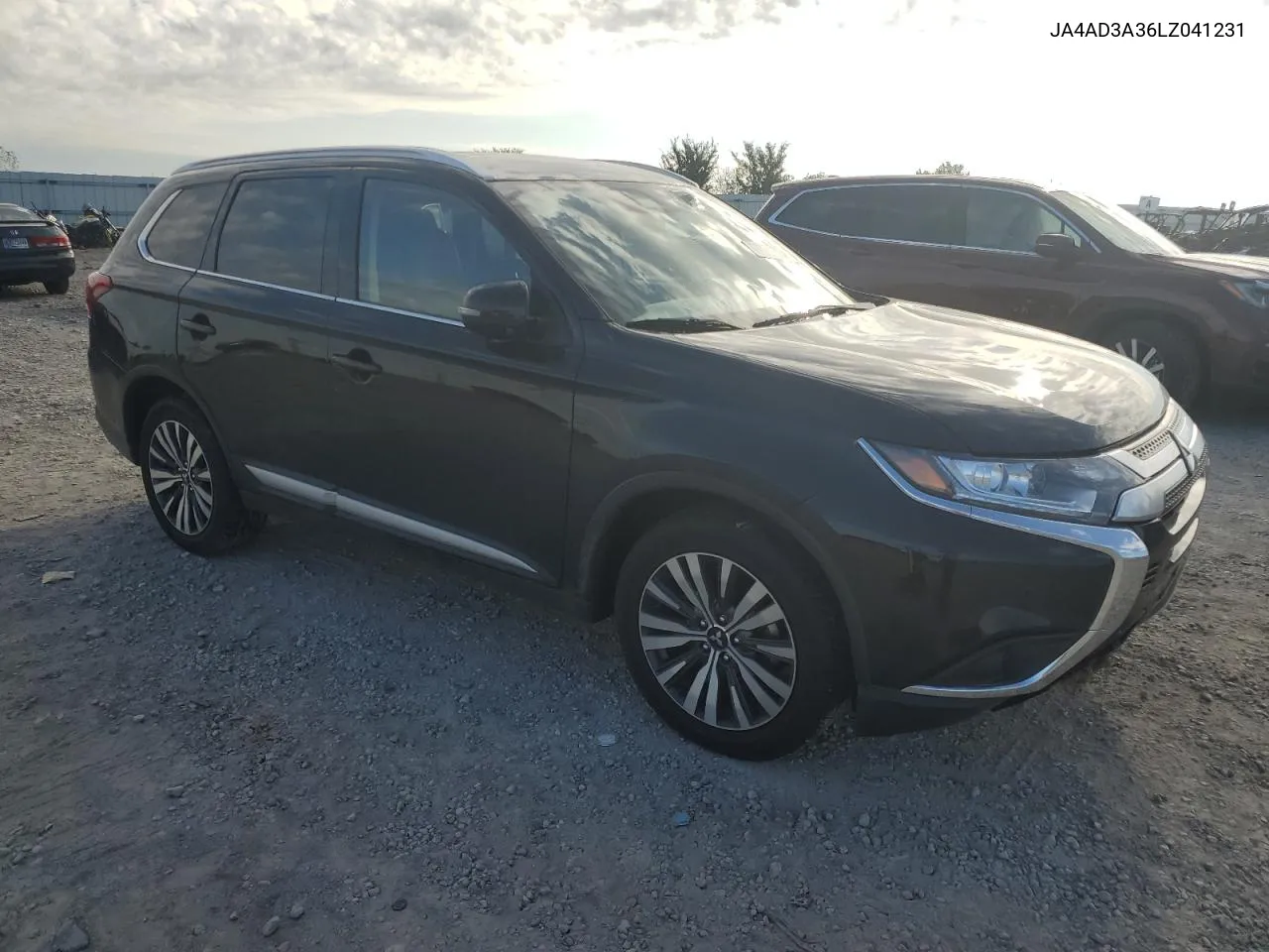 2020 Mitsubishi Outlander Se VIN: JA4AD3A36LZ041231 Lot: 71959864