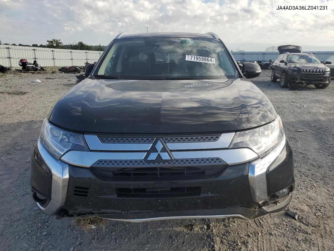 2020 Mitsubishi Outlander Se VIN: JA4AD3A36LZ041231 Lot: 71959864