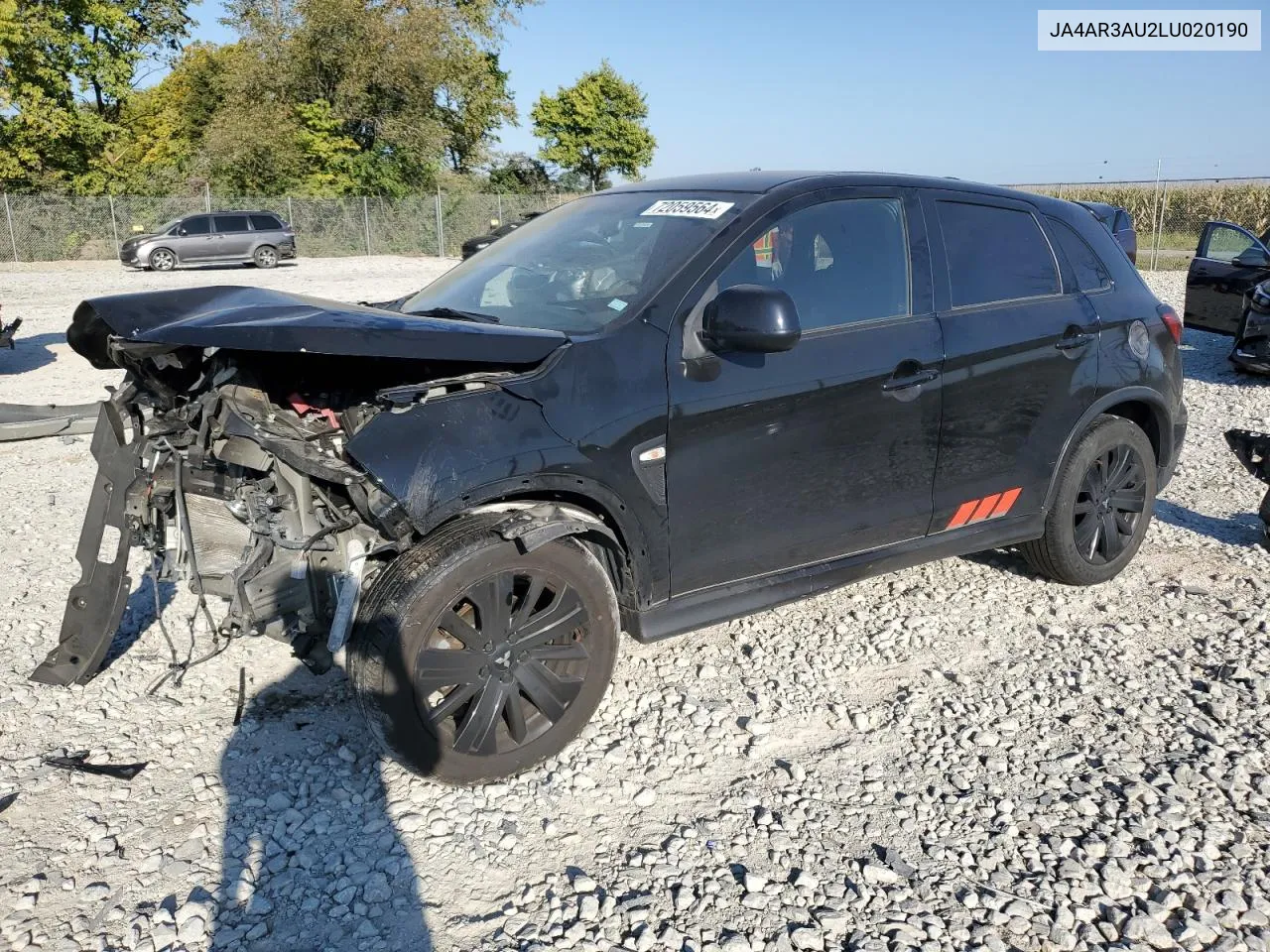 2020 Mitsubishi Outlander Sport Es VIN: JA4AR3AU2LU020190 Lot: 72059564