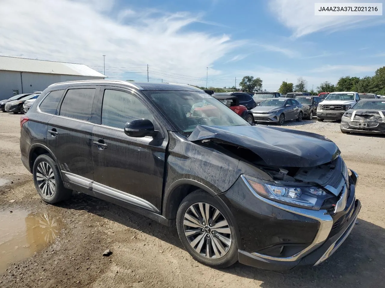 2020 Mitsubishi Outlander Se VIN: JA4AZ3A37LZ021216 Lot: 72061214