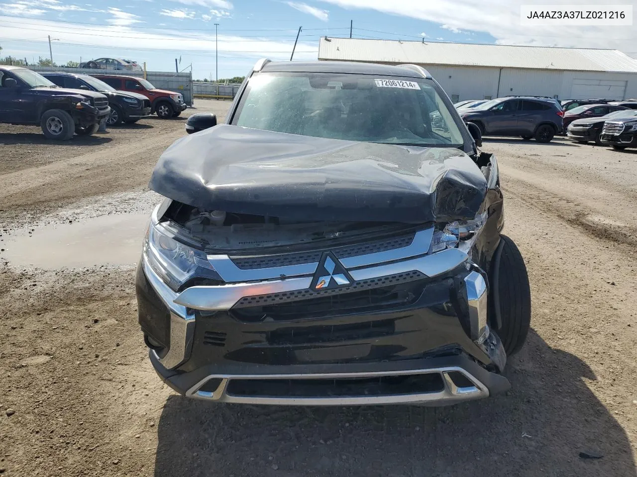 2020 Mitsubishi Outlander Se VIN: JA4AZ3A37LZ021216 Lot: 72061214