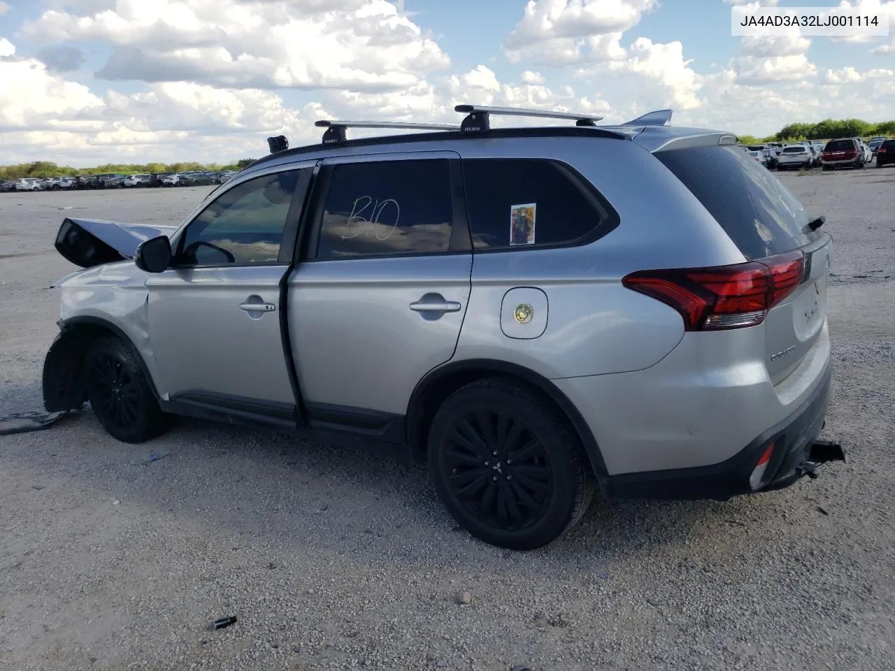 2020 Mitsubishi Outlander Se VIN: JA4AD3A32LJ001114 Lot: 72309814