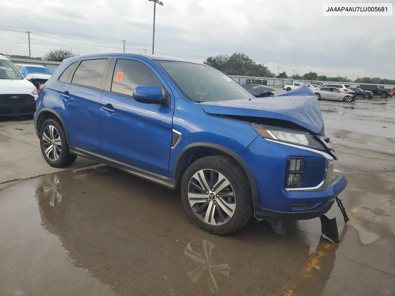 2020 Mitsubishi Outlander Sport Se VIN: JA4AP4AU7LU005681 Lot: 72577204