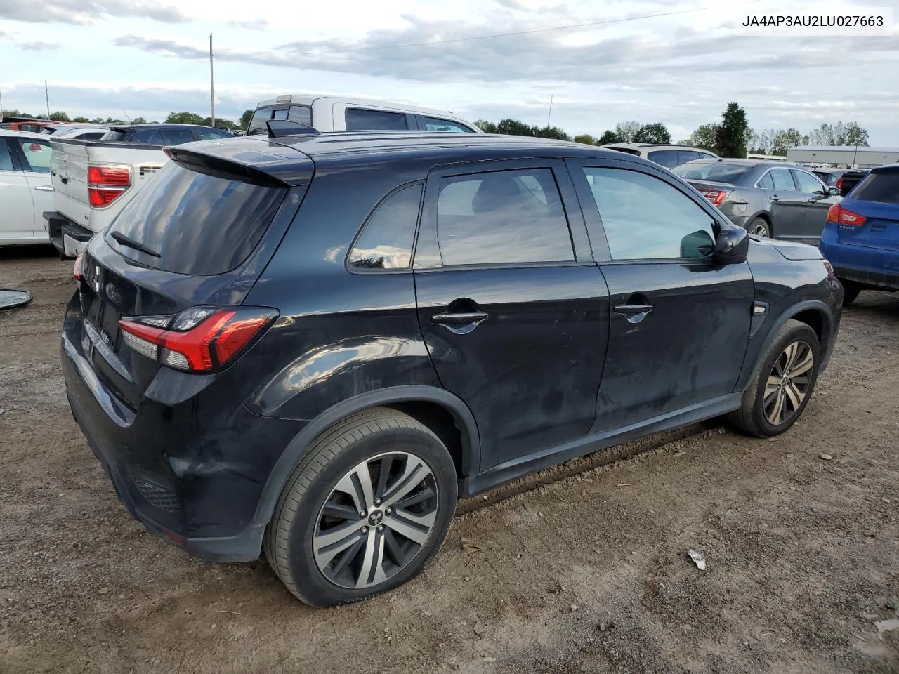 2020 Mitsubishi Outlander Sport Es VIN: JA4AP3AU2LU027663 Lot: 72643534