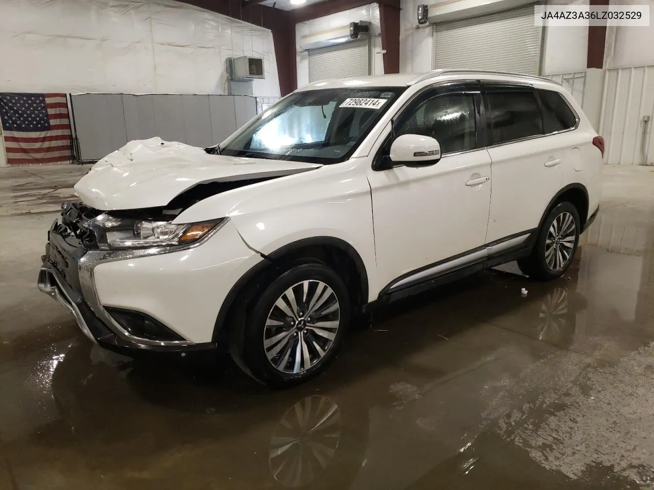 2020 Mitsubishi Outlander Se VIN: JA4AZ3A36LZ032529 Lot: 72982414