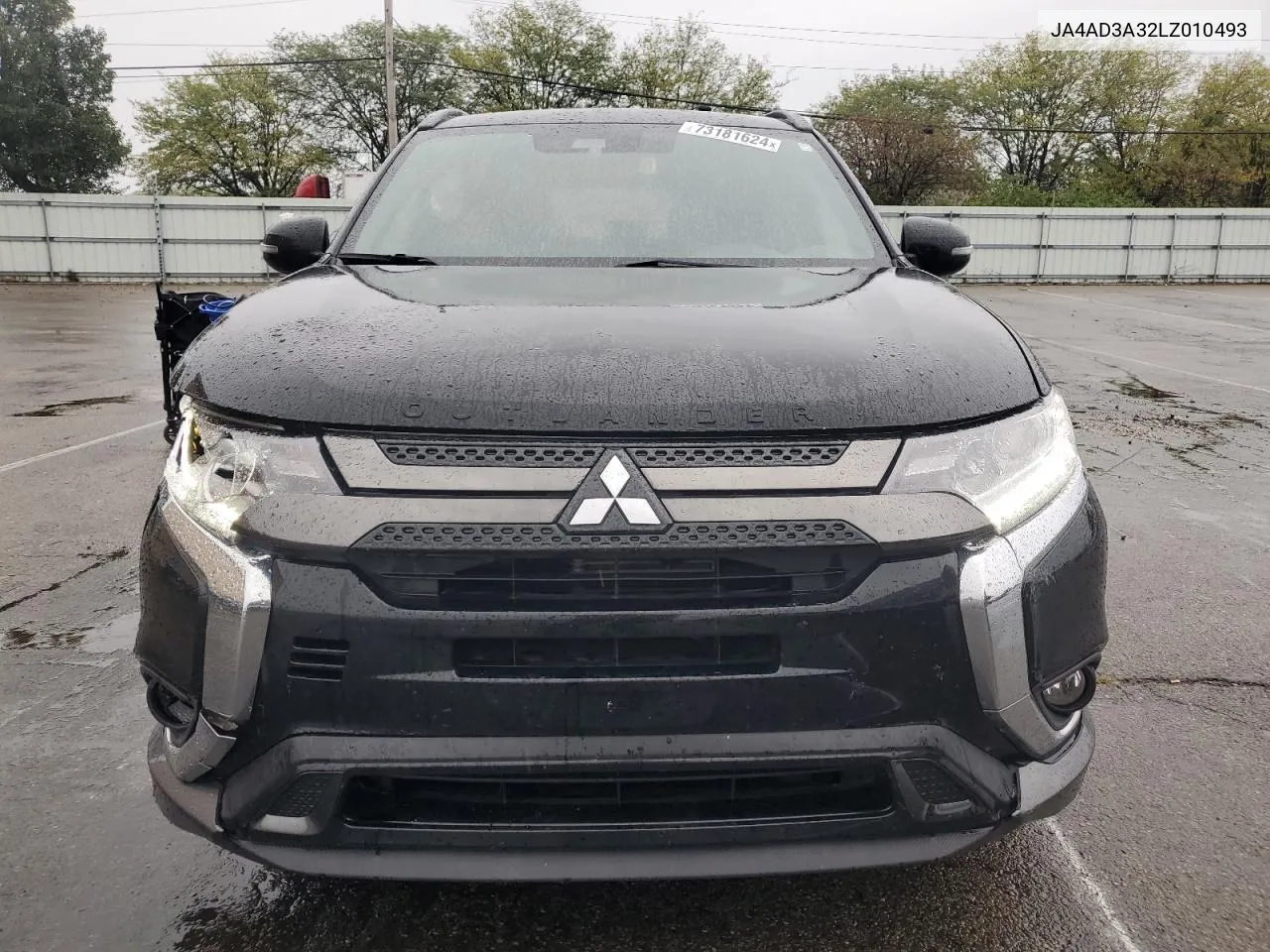 2020 Mitsubishi Outlander Se VIN: JA4AD3A32LZ010493 Lot: 73181624