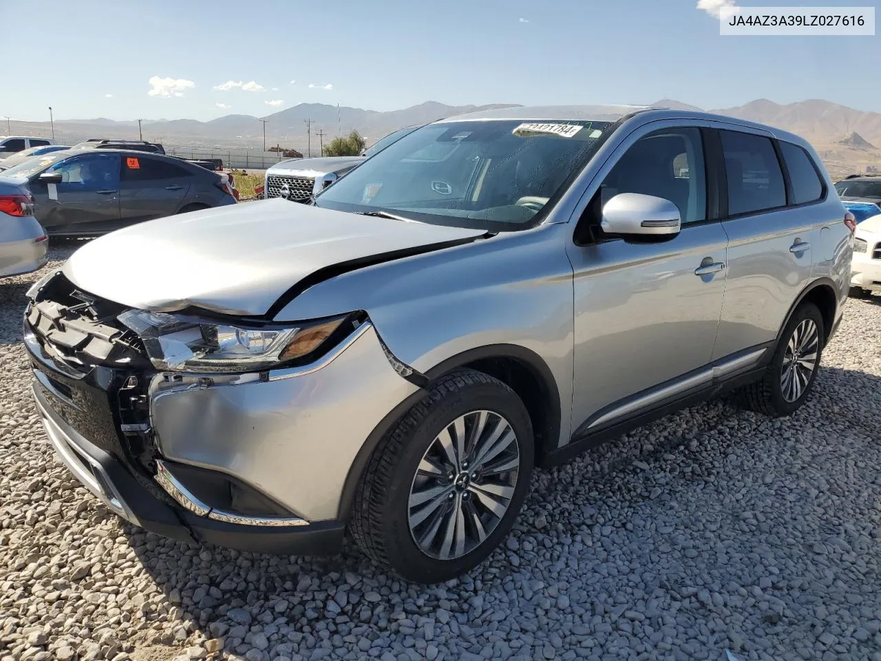 2020 Mitsubishi Outlander Se VIN: JA4AZ3A39LZ027616 Lot: 73421784