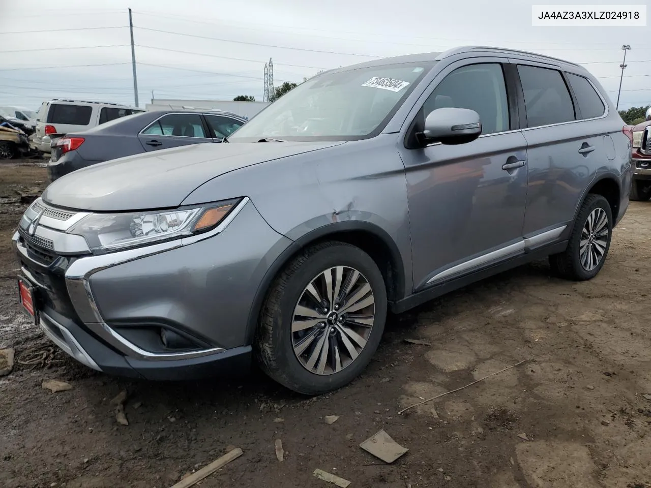 2020 Mitsubishi Outlander Se VIN: JA4AZ3A3XLZ024918 Lot: 73463504