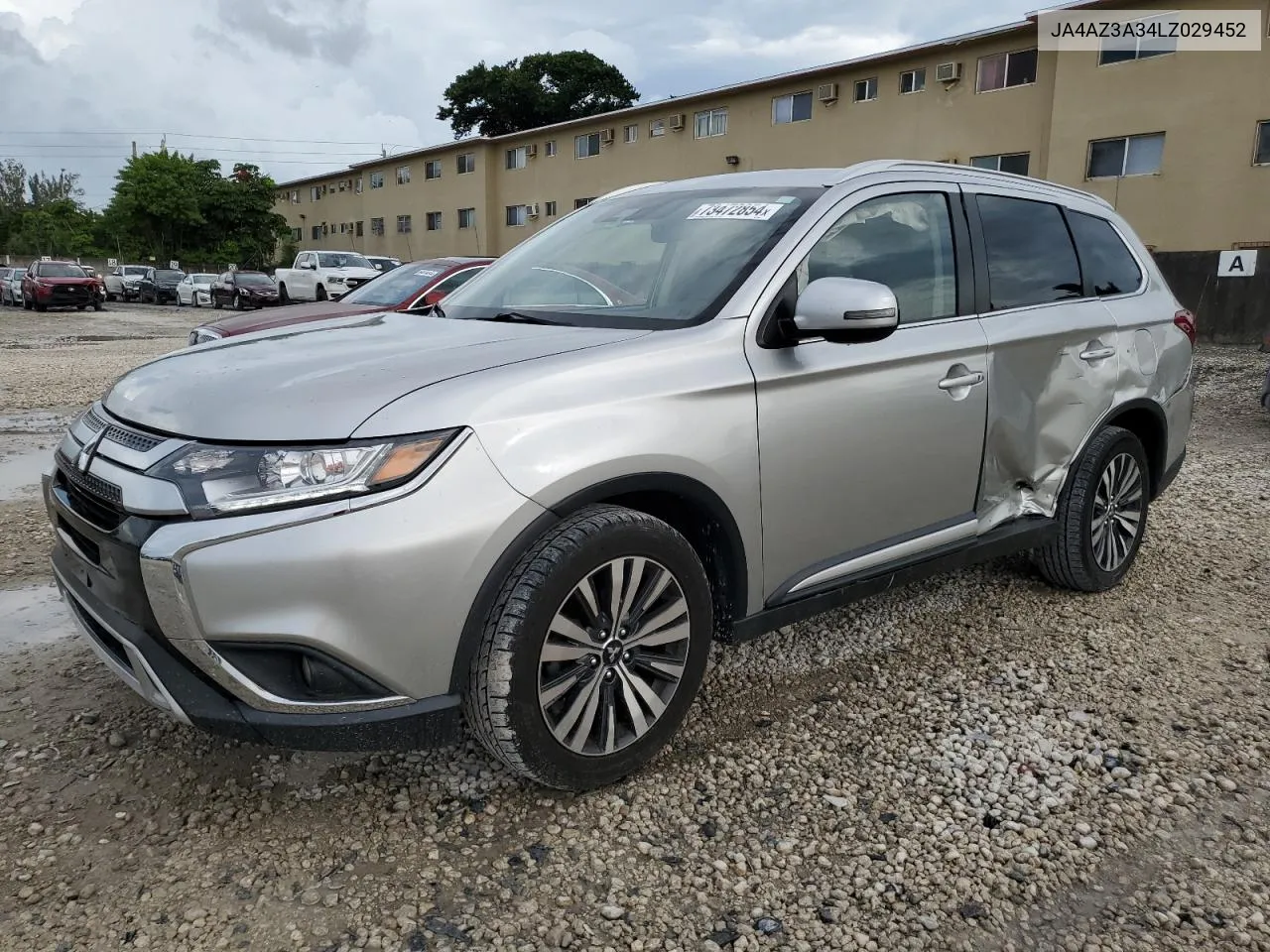 2020 Mitsubishi Outlander Se VIN: JA4AZ3A34LZ029452 Lot: 73472854