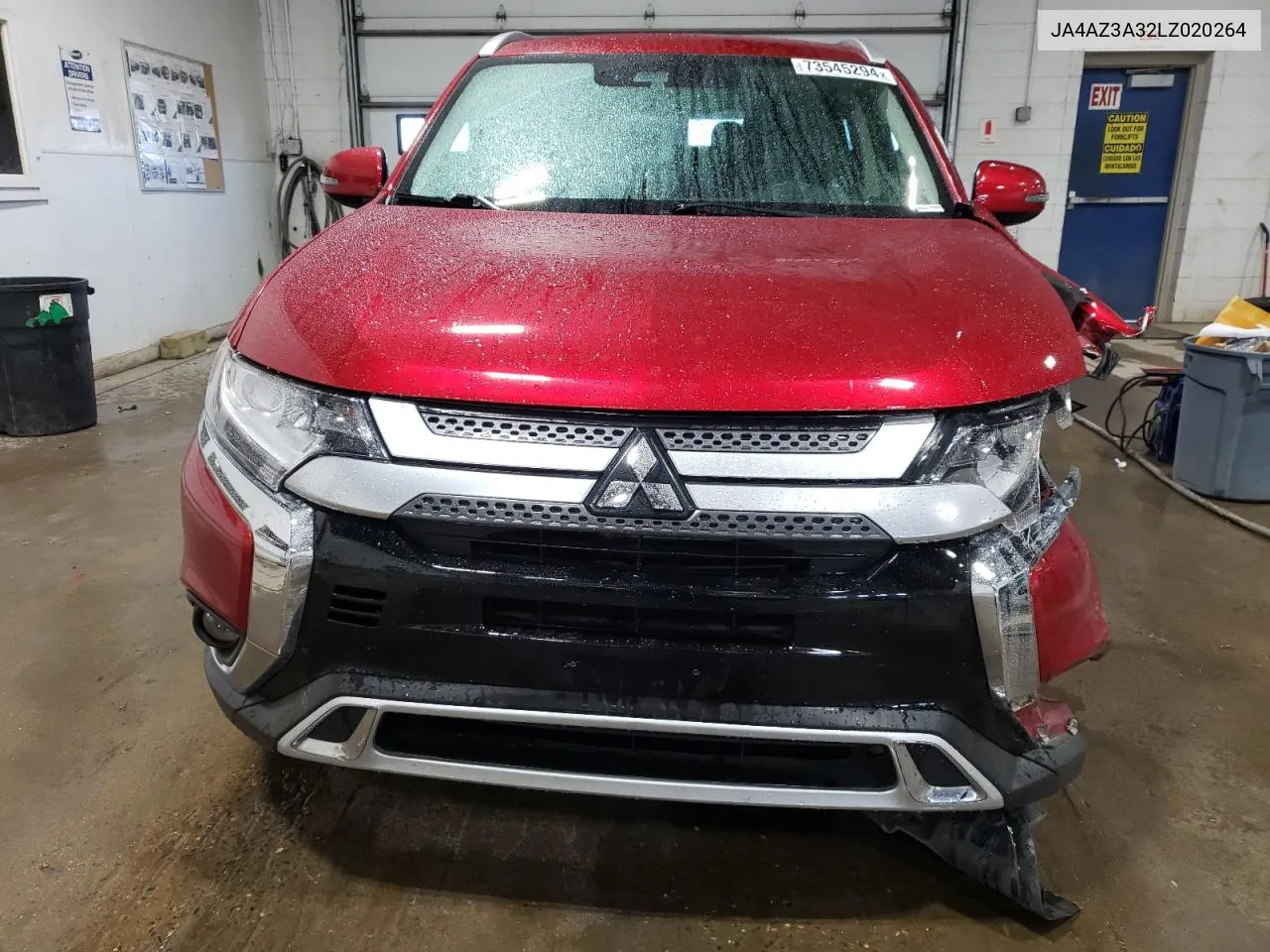 2020 Mitsubishi Outlander Se VIN: JA4AZ3A32LZ020264 Lot: 73545294