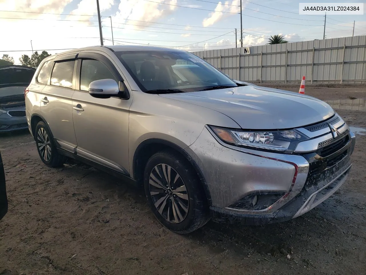 JA4AD3A31LZ024384 2020 Mitsubishi Outlander Se