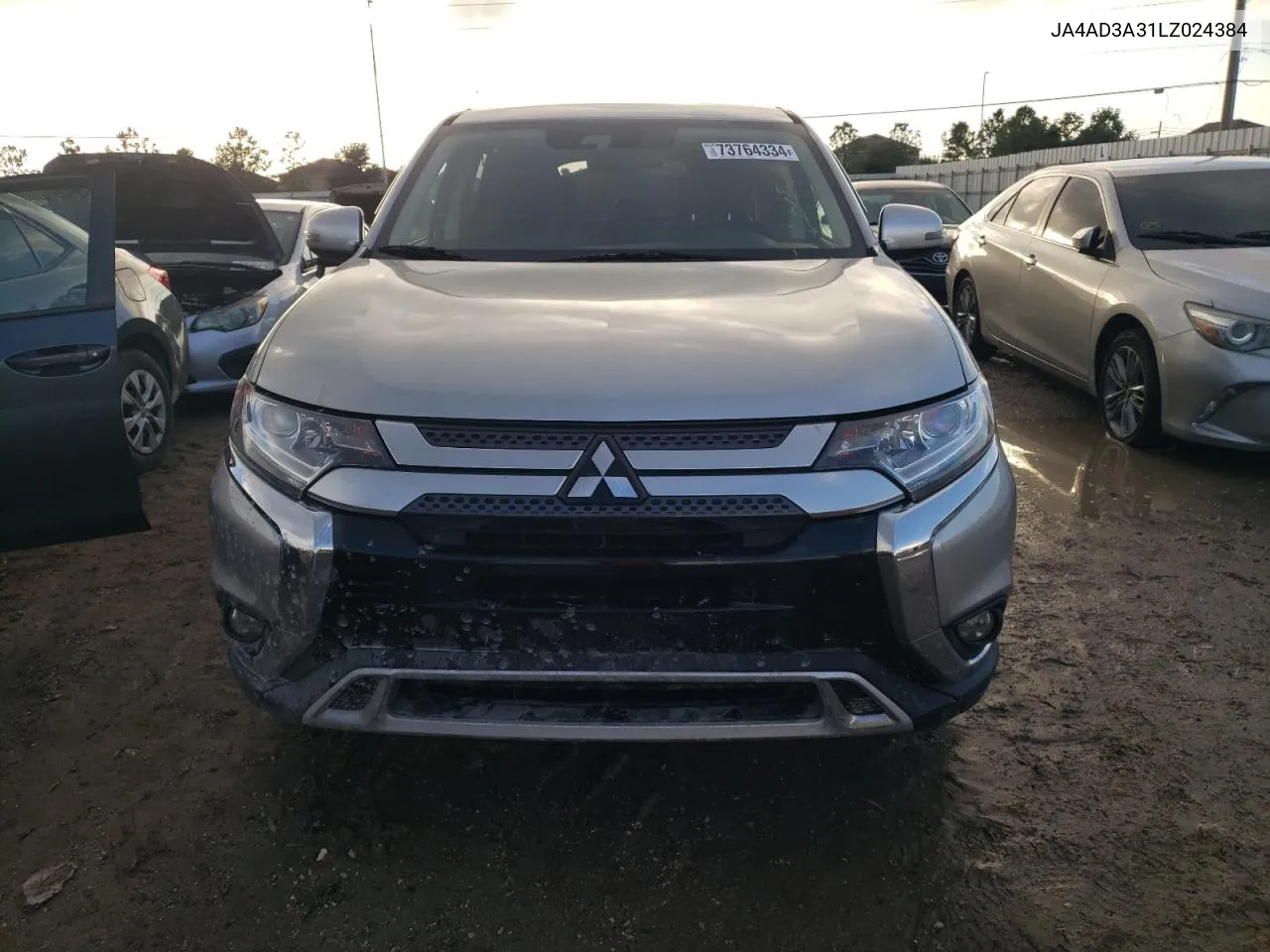 2020 Mitsubishi Outlander Se VIN: JA4AD3A31LZ024384 Lot: 73764334