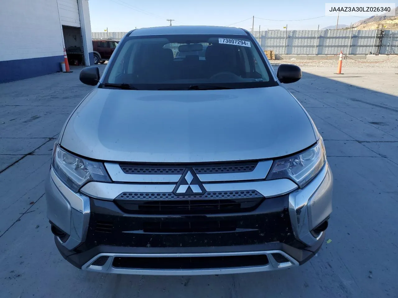 2020 Mitsubishi Outlander Se VIN: JA4AZ3A30LZ026340 Lot: 73807294