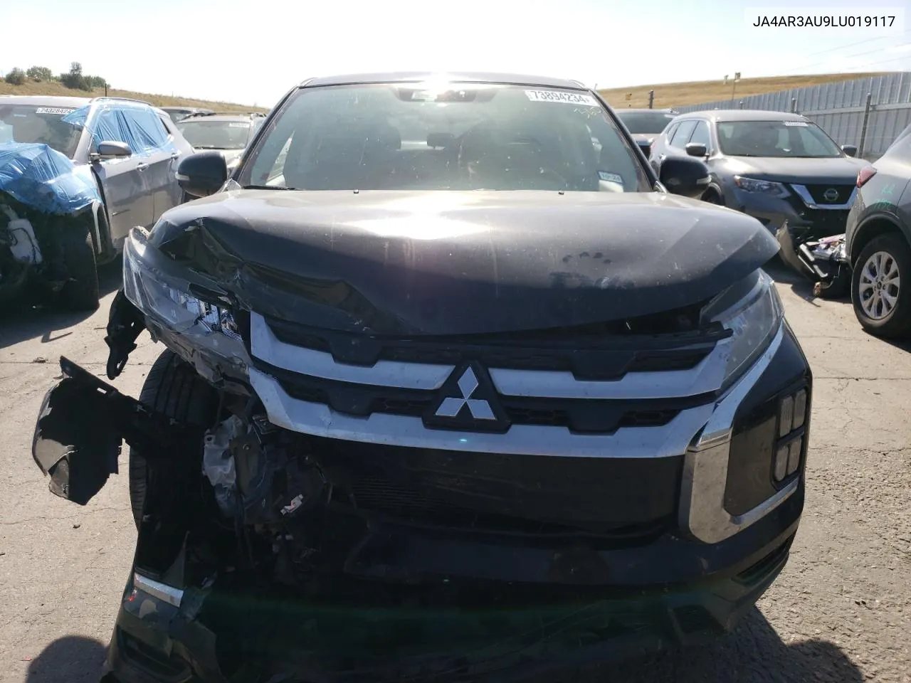 2020 Mitsubishi Outlander Sport Es VIN: JA4AR3AU9LU019117 Lot: 73894234