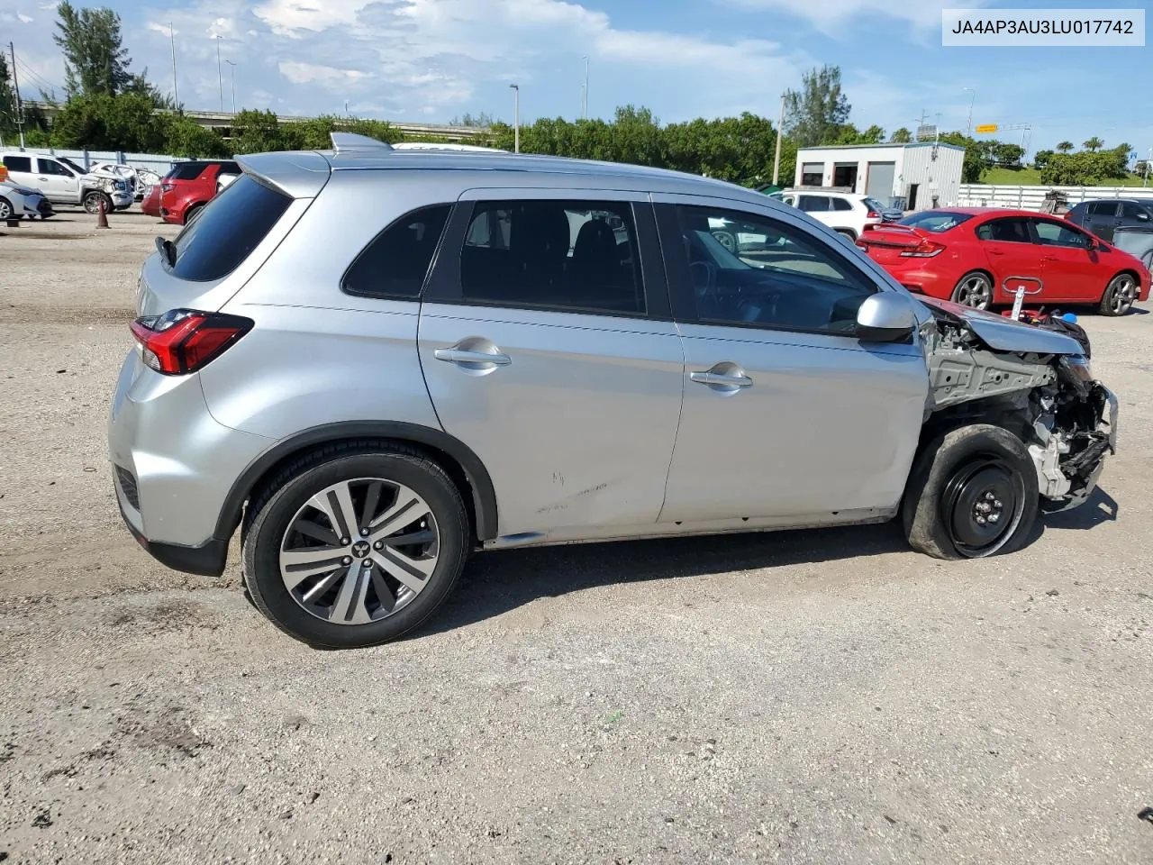 2020 Mitsubishi Outlander Sport Es VIN: JA4AP3AU3LU017742 Lot: 74194854