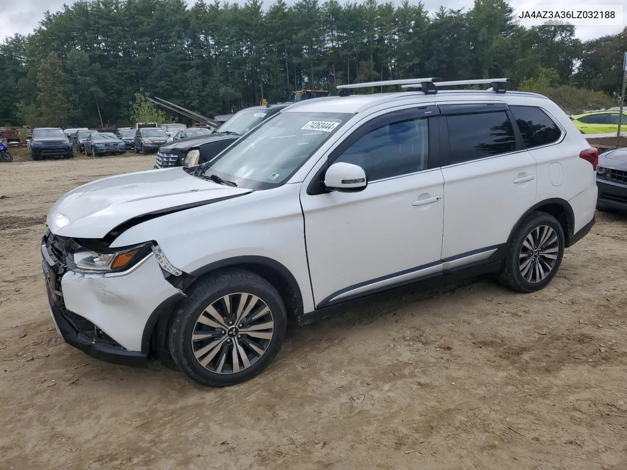 2020 Mitsubishi Outlander Se VIN: JA4AZ3A36LZ032188 Lot: 74263444